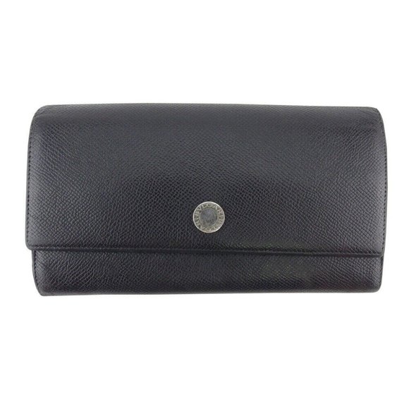 BVLGARI Wallet Classico Leather Authentic